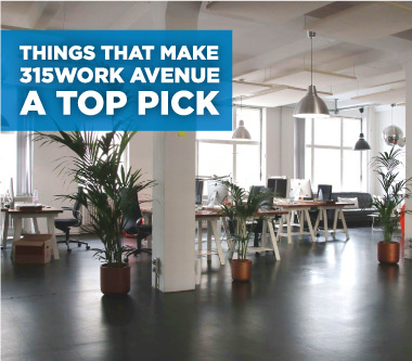 7 Things That Make 315Work Avenue A Top Pick (Benefits of coworking space)